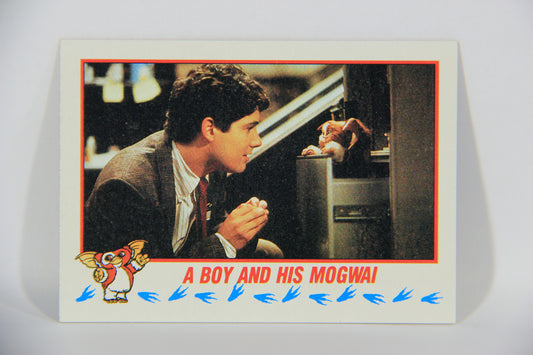 Gremlins 2 The New Batch 1990 Trading Card #29 A Boy And His Mogwai ENG L016368