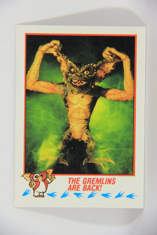 Gremlins 2 The New Batch 1990 Trading Card #37 The Gremlins Are Back ENG L016376