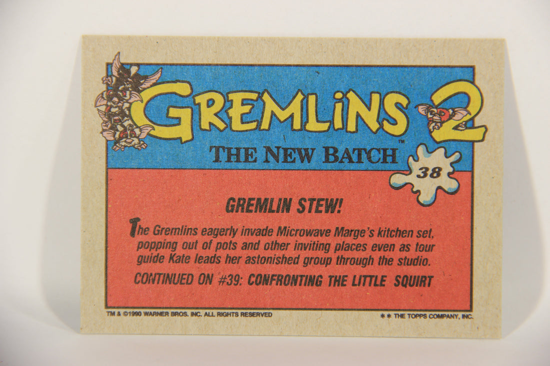 Gremlins 2 The New Batch 1990 Trading Card #38 Gremlin Stew ENG L016377