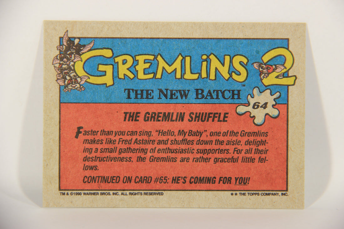 Gremlins 2 The New Batch 1990 Trading Card #64 The Gremlin Shuffle ENG L016403