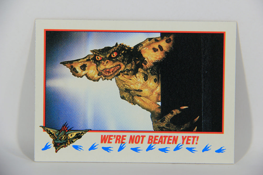 Gremlins 2 The New Batch 1990 Trading Card #78 We're Not Beaten Yet ENG L016416