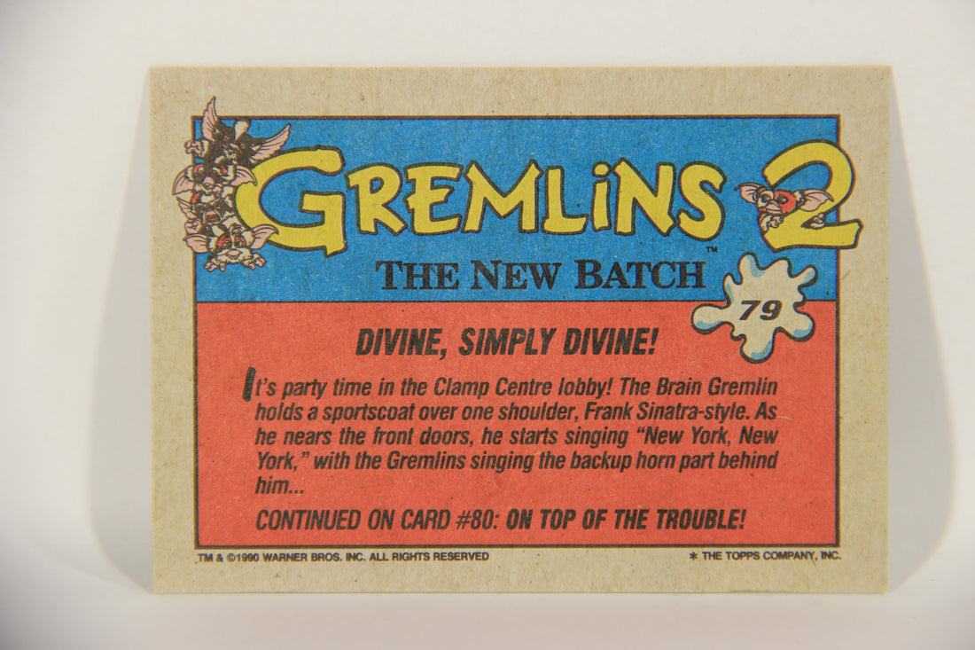 Gremlins 2 The New Batch 1990 Trading Card #79 Divine Simply Divine ENG L016417