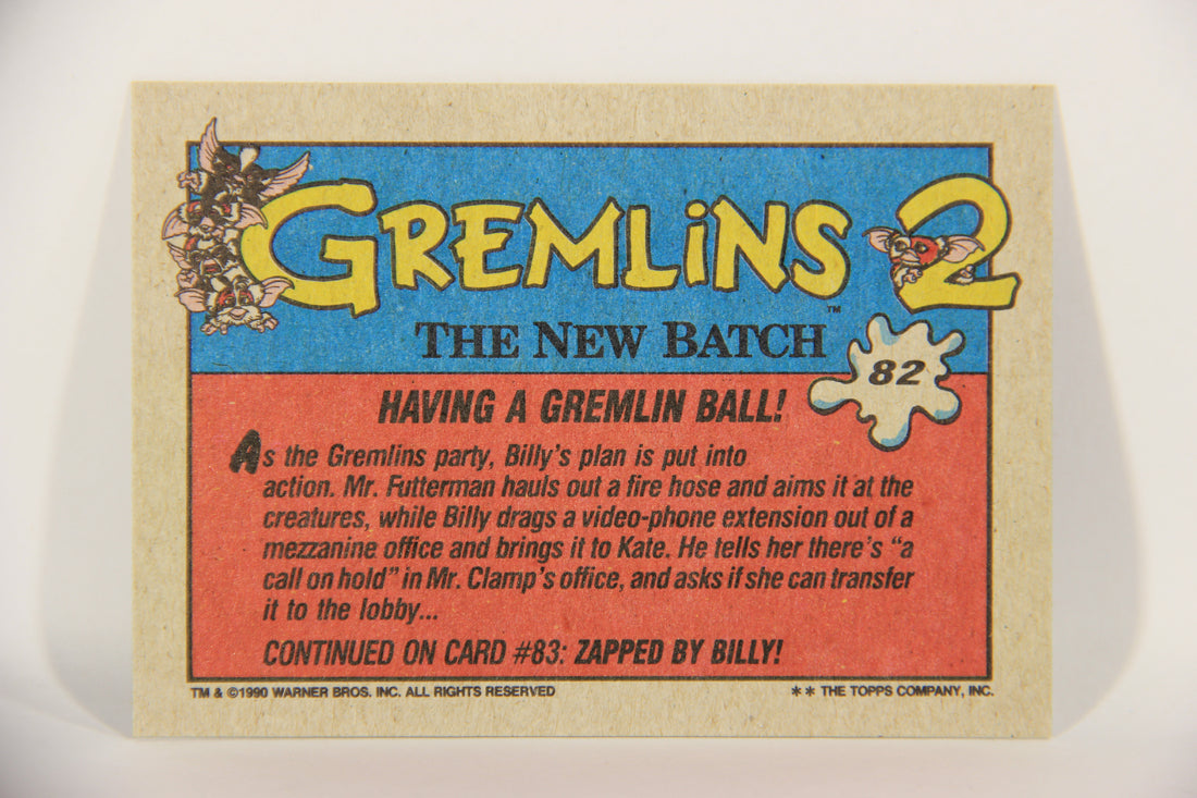 Gremlins 2 The New Batch 1990 Trading Card #82 Having A Gremlin Ball ENG L016420