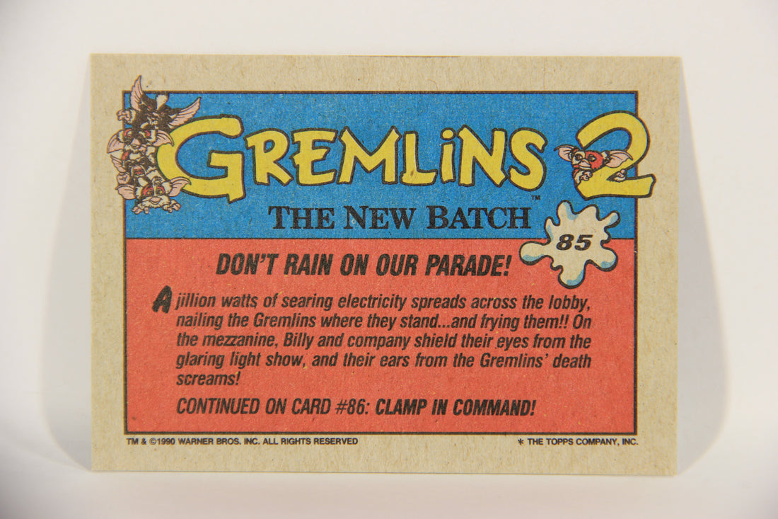 Gremlins 2 The New Batch 1990 Trading Card #85 Don't Rain On Our Parade ENG L016423