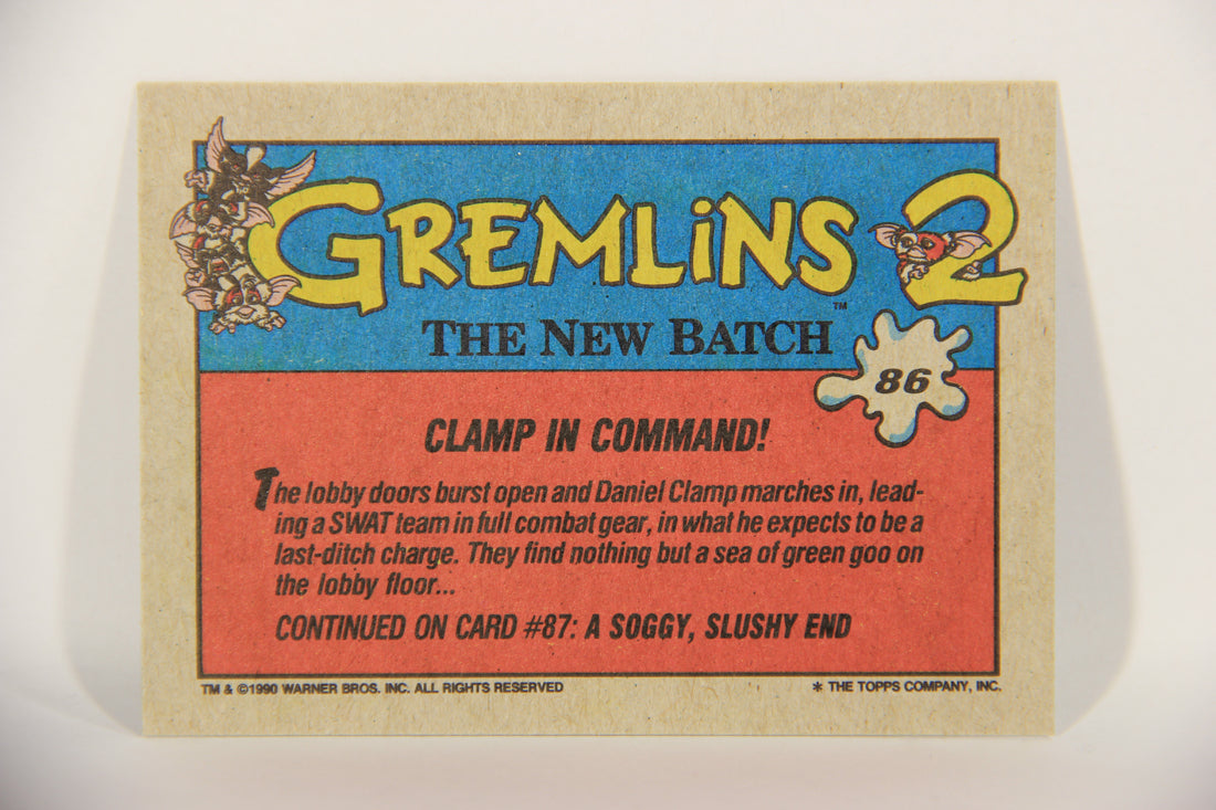 Gremlins 2 The New Batch 1990 Trading Card #86 Clamp In Command ENG L016424