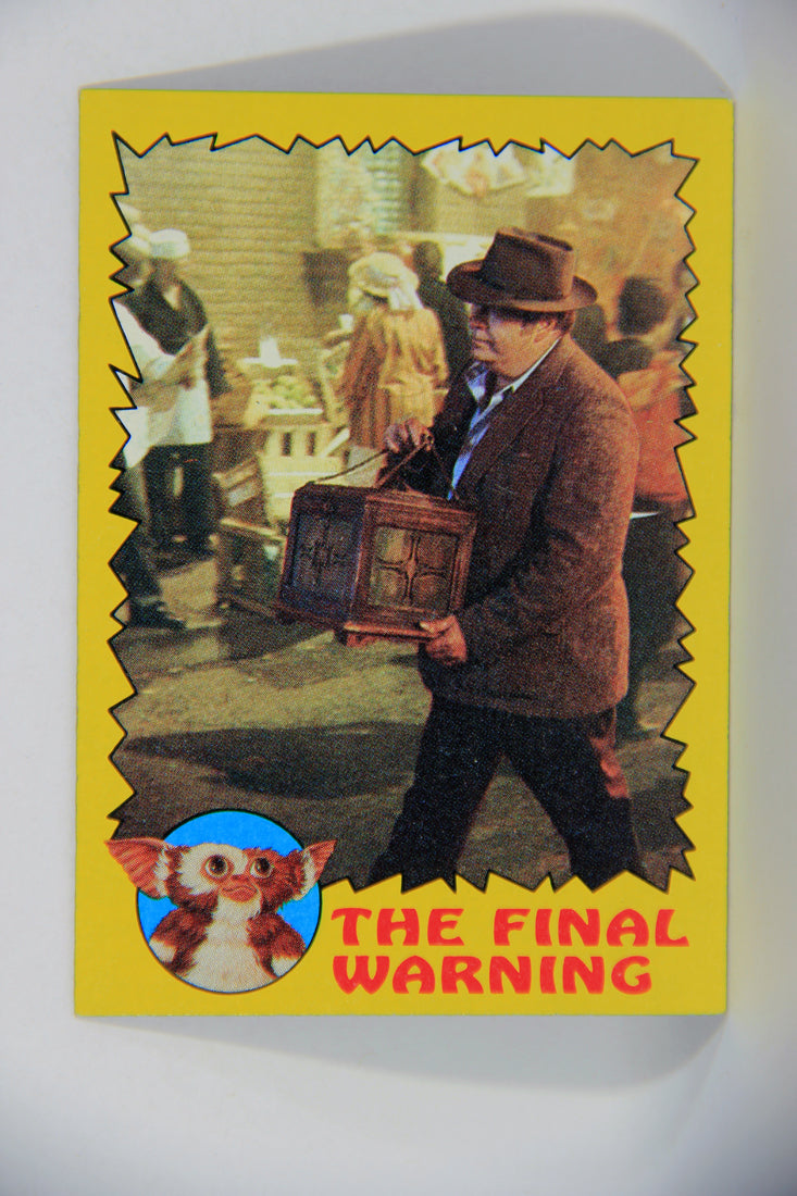 Gremlins 1984 Trading Card #6 The Final Warning ENG Topps L016432