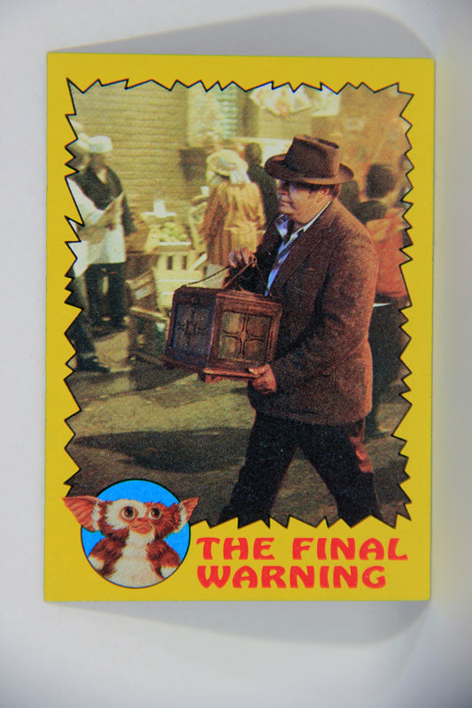 Gremlins 1984 Trading Card #6 The Final Warning ENG Topps L016432