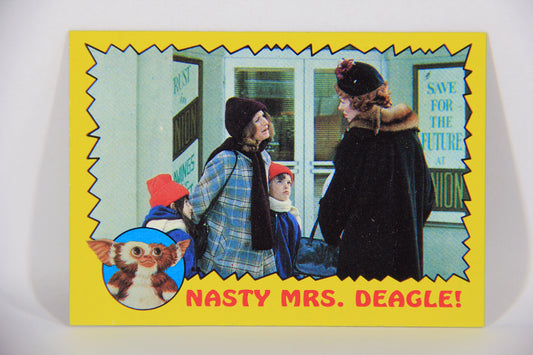Gremlins 1984 Trading Card #9 Nasty Mrs. Deagle ENG Topps L016435