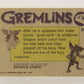 Gremlins 1984 Trading Card #22 Unexpected Guests ENG Topps L016448