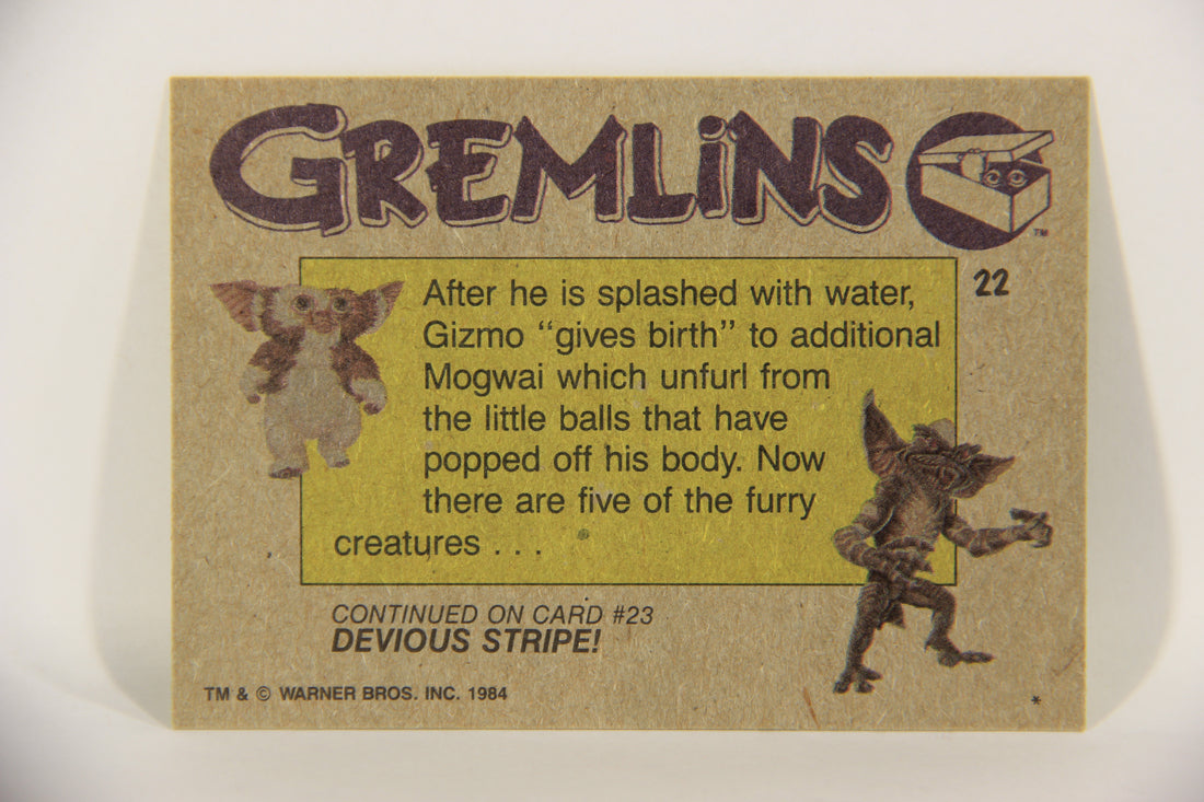 Gremlins 1984 Trading Card #22 Unexpected Guests ENG Topps L016448