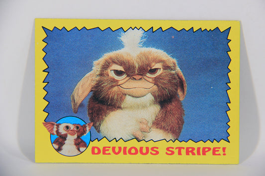 Gremlins 1984 Trading Card #23 Devious Stripe ENG Topps L016449