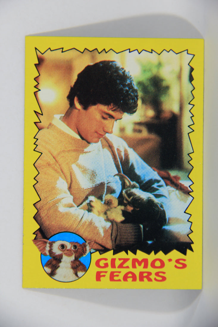 Gremlins 1984 Trading Card #25 Gizmo's Fears ENG Topps L016451