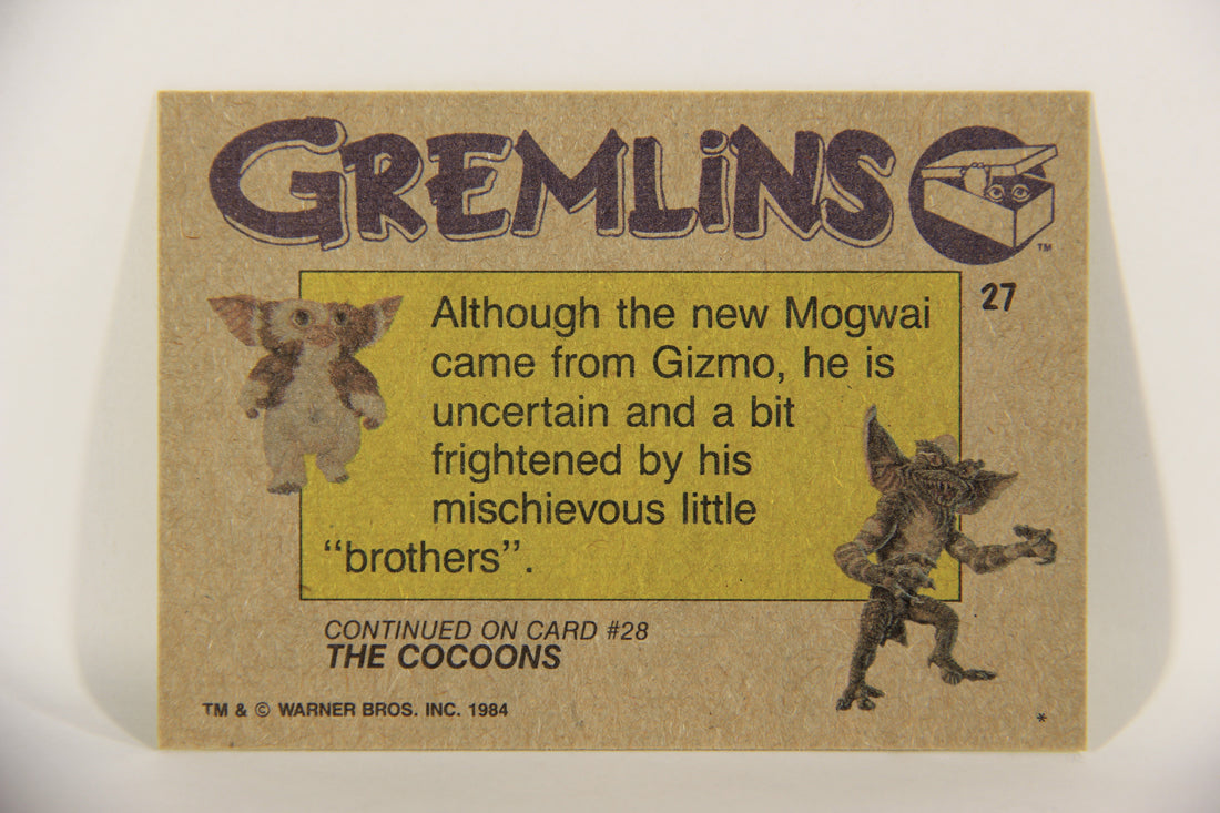 Gremlins 1984 Trading Card #27 Thoughts Of A Mogwai ENG Topps L016453