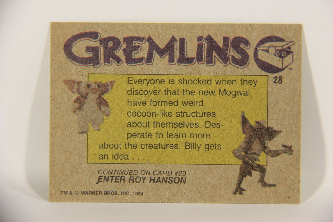 Gremlins 1984 Trading Card #28 The Cocoons ENG Topps L016454