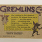 Gremlins 1984 Trading Card #34 Evil Of The Gremlins ENG Topps L016460