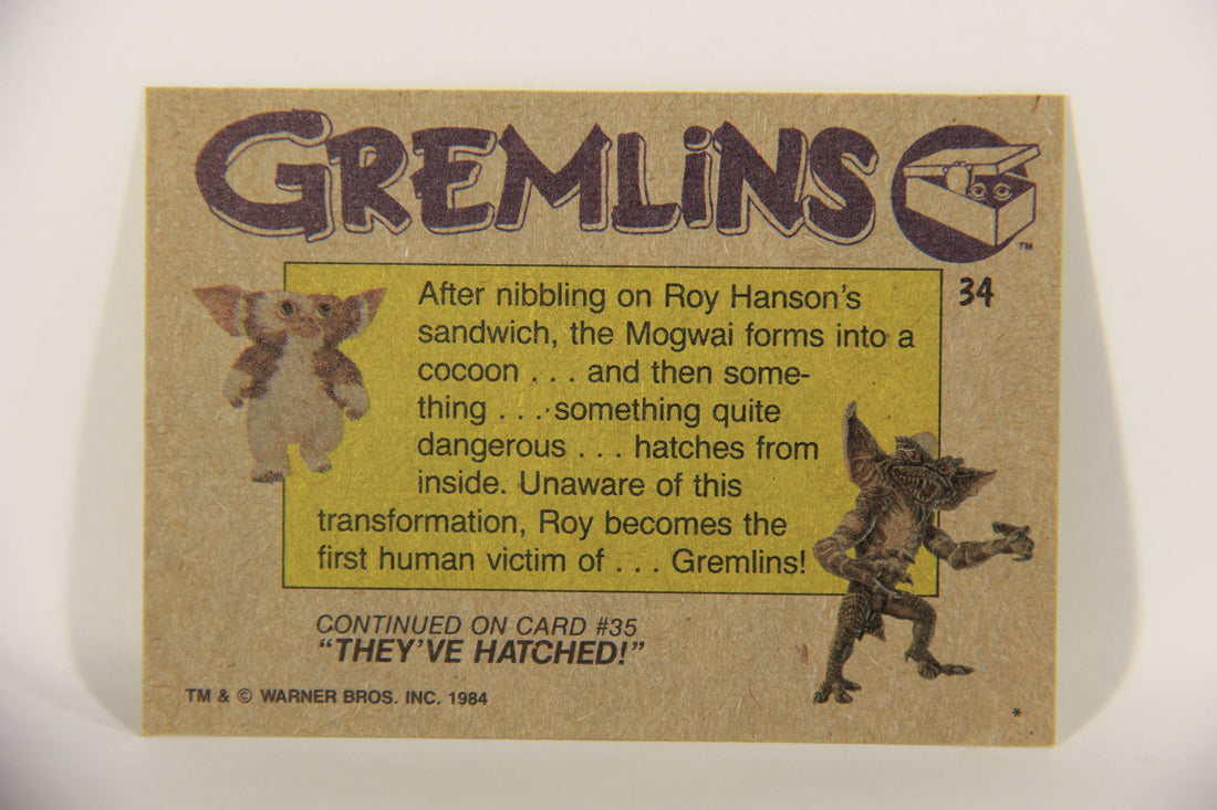 Gremlins 1984 Trading Card #34 Evil Of The Gremlins ENG Topps L016460