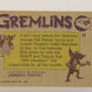 Gremlins 1984 Trading Card #42 The Invasion Begins ENG Topps L016468