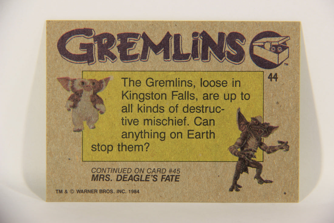 Gremlins 1984 Trading Card #44 Deadly Creatures ENG Topps L016470