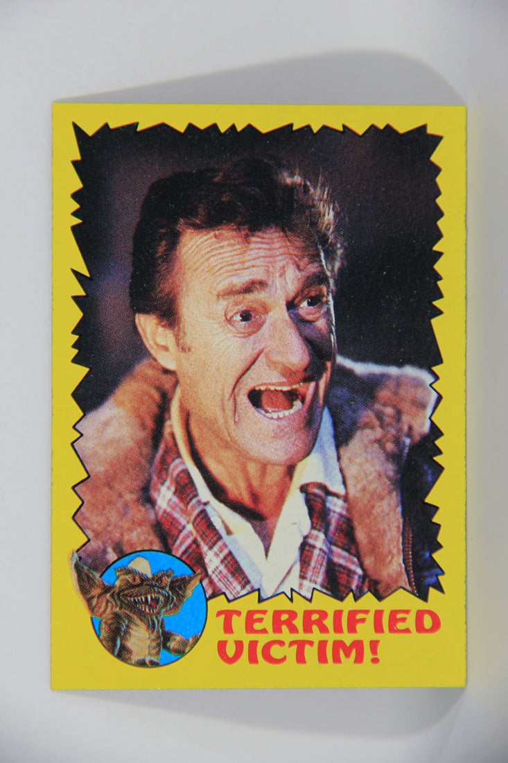 Gremlins 1984 Trading Card #48 Terrified Victim ENG Topps L016474