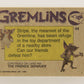 Gremlins 1984 Trading Card #64 Toy Department Peril ENG Topps L016490