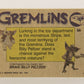 Gremlins 1984 Trading Card #66 Stripe's Last Stand ENG Topps L016492