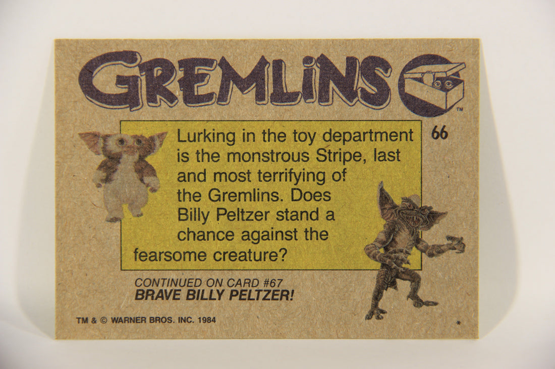 Gremlins 1984 Trading Card #66 Stripe's Last Stand ENG Topps L016492