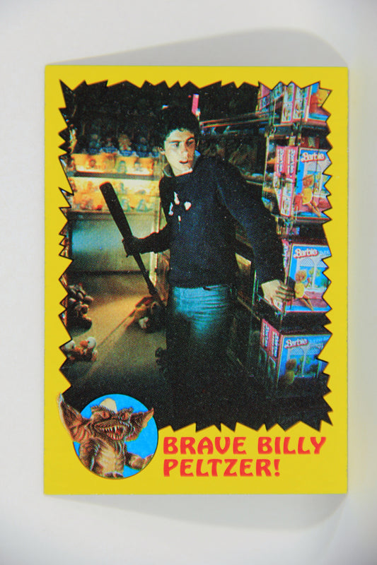 Gremlins 1984 Trading Card #67 Brave Billy Peltzer ENG Topps L016493