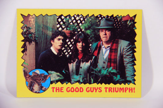 Gremlins 1984 Trading Card #71 The Good Guys Triumph ENG Topps L016497