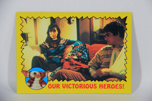 Gremlins 1984 Trading Card #72 Our Victorious Heroes ENG Topps L016498