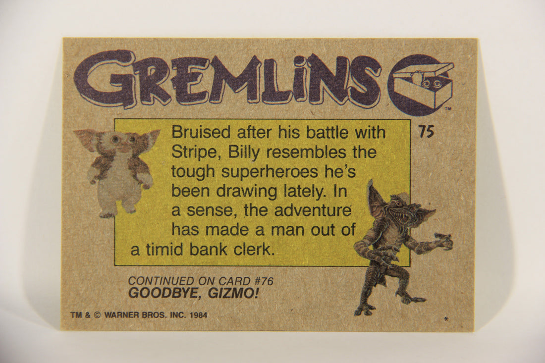 Gremlins 1984 Trading Card #75 Metamorphosis ENG Topps L016501