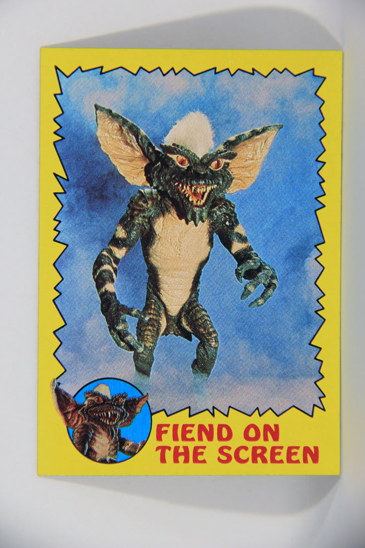 Gremlins 1984 Trading Card #80 Fiend On The Screen ENG Topps L016506