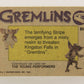 Gremlins 1984 Trading Card #80 Fiend On The Screen ENG Topps L016506