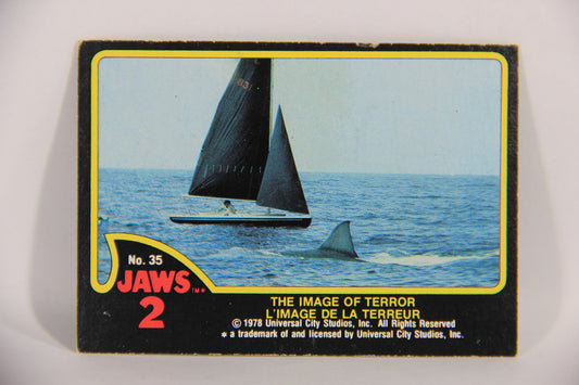 Jaws 2 - 1978 Trading Card #35 The Image Of Terror FR-ENG Canada OPC L016543