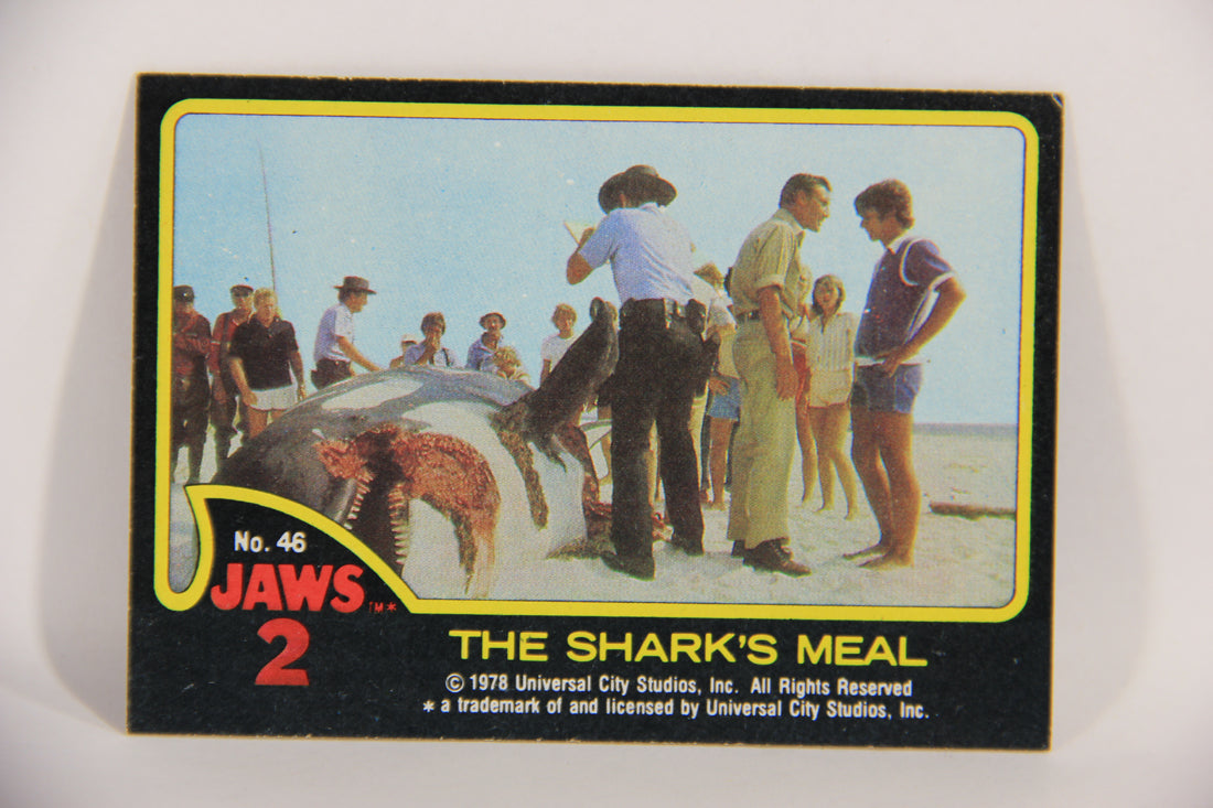 Jaws 2 - 1978 Trading Card #46 The Shark's Meal FR-ENG Canada O-Pee-Chee L016554