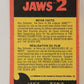 Jaws 2 - 1978 Trading Card #58 Monarch Of The Ocean FR-ENG Canada OPC L016566