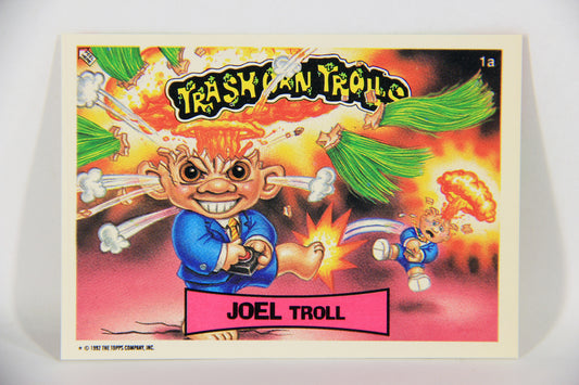 Trash Can Trolls 1992 Topps Trading Card Sticker #1a Joel Troll L016568