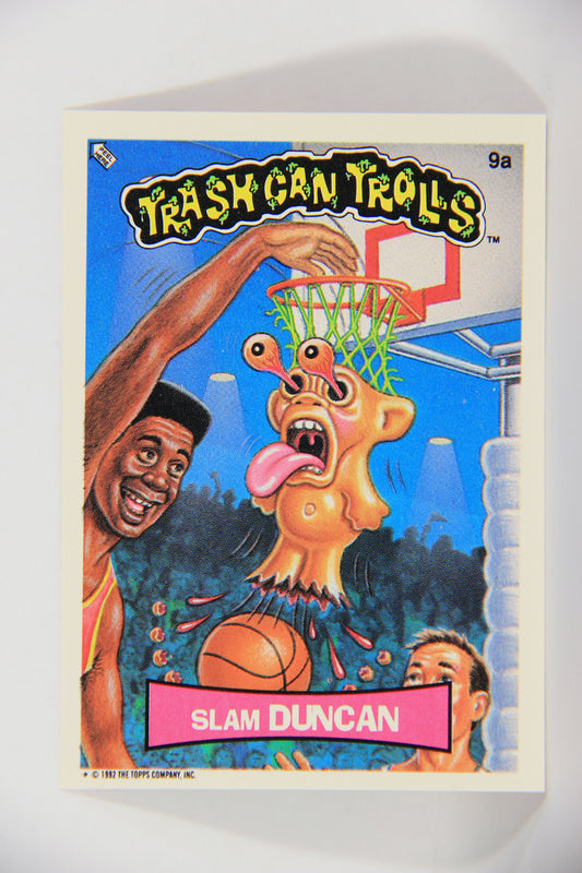 Trash Can Trolls 1992 Topps Trading Card Sticker #9a Slam Duncan L016576