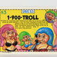 Trash Can Trolls 1992 Topps Trading Card Sticker #15a Tex Wrecks L016582