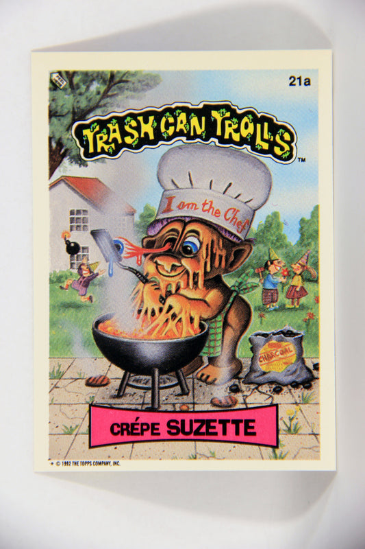 Trash Can Trolls 1992 Topps Trading Card Sticker #21a Crepe Suzette L016588