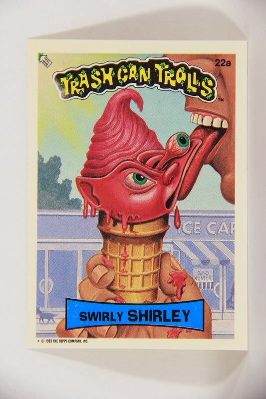 Trash Can Trolls 1992 Topps Trading Card Sticker #22a Swirly Shirley L016589