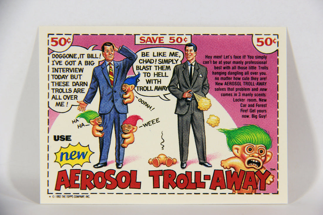 Trash Can Trolls 1992 Topps Trading Card Sticker #32a Hy Voltage L016599