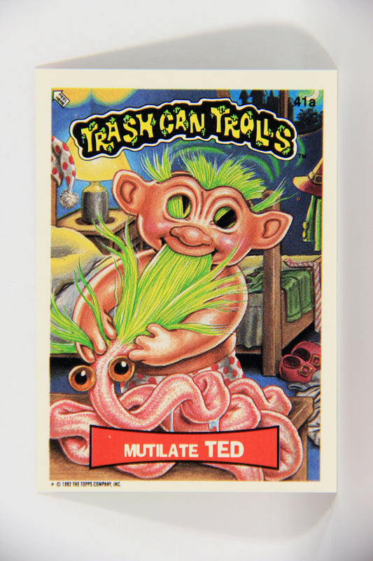 Trash Can Trolls 1992 Topps Trading Card Sticker #41a Mutilate Ted L016608