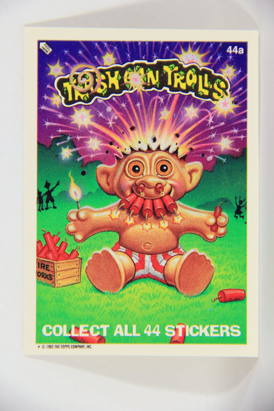 Trash Can Trolls 1992 Topps Trading Card #44a Checklist L016611