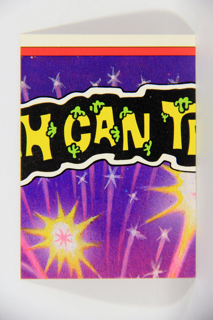 Trash Can Trolls 1992 Topps Trading Card Sticker #8b Armpit Britt L016619