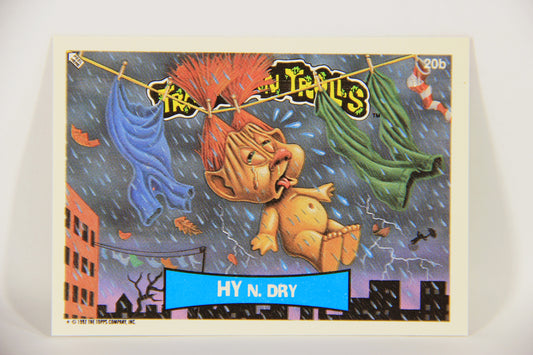 Trash Can Trolls 1992 Topps Trading Card Sticker #20b Hy N. Dry L016631