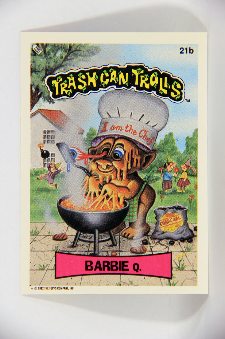 Trash Can Trolls 1992 Topps Trading Card Sticker #21b Barbie Q. L016632