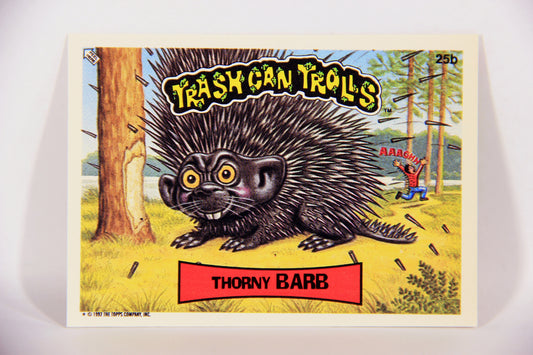 Trash Can Trolls 1992 Topps Trading Card Sticker #25b Thorny Barb L016636