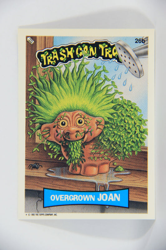 Trash Can Trolls 1992 Topps Trading Card Sticker #26b Overgrown Joan L016637