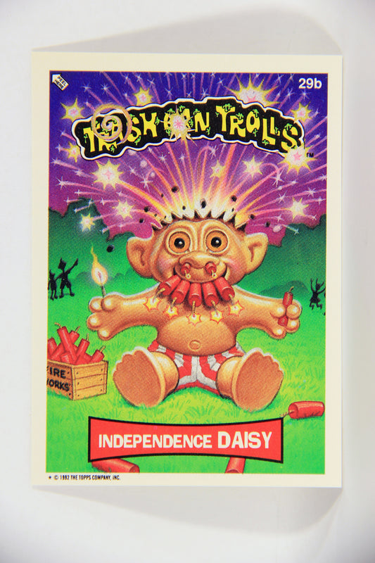 Trash Can Trolls 1992 Topps Trading Card Sticker #29b Independence Daisy L016640