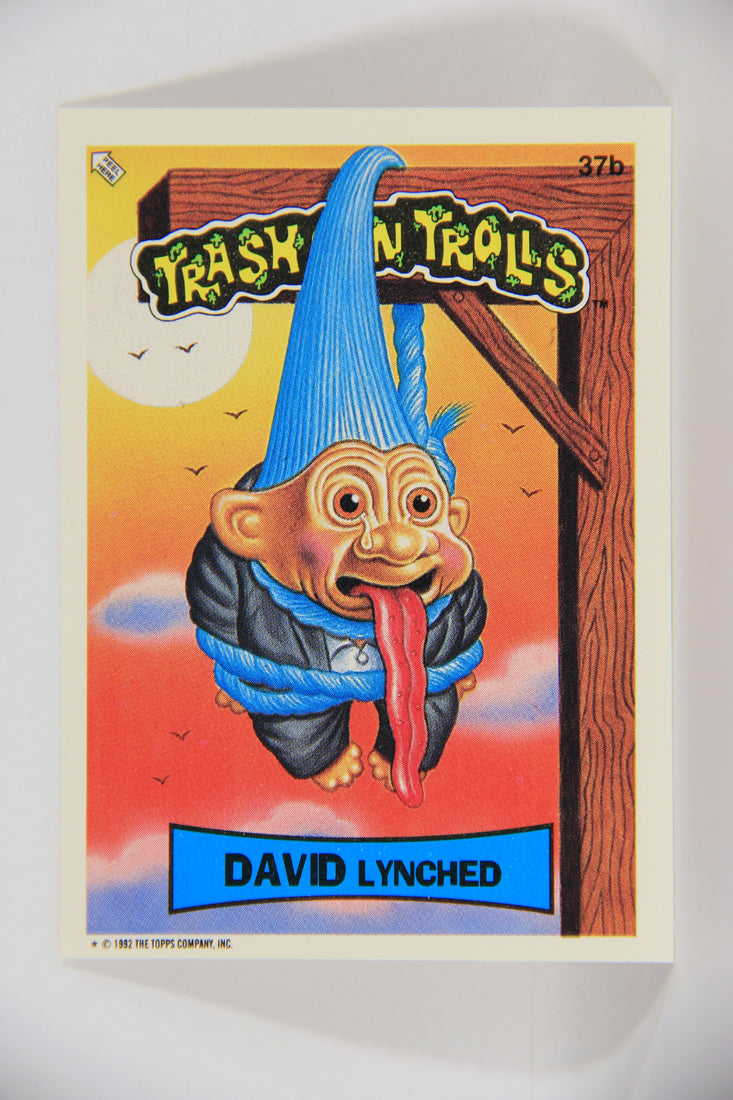 Trash Can Trolls 1992 Topps Trading Card Sticker #37b David Lynched L016648